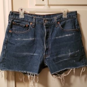 Vintage levi's 501 cut-off shorts